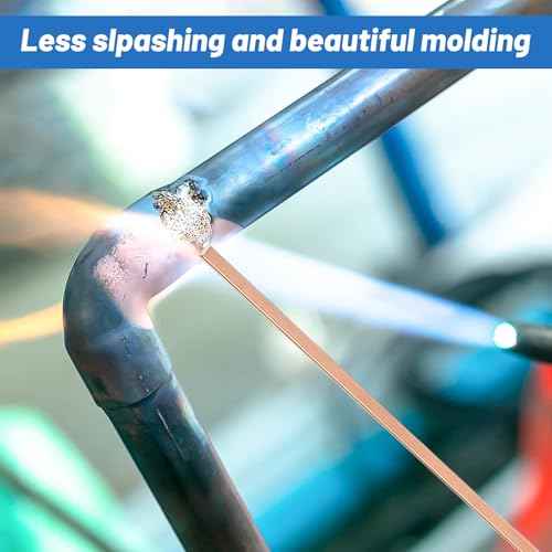 20 Sticks 5% Silver Solder Brazing Rods BCuP-3 Copper Phosphor Alloys Welding Rods 0.050" x 1/8" x 10" Brazing Rods