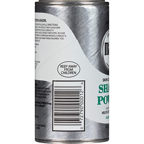 SoftSheen-Carson Magic Razorless Shaving for Men, Magic Skin Conditioning Shaving Powder, with Vitamin E and Aloe, formulated for Black Men, Depilatory, Helps Stop Razor Bumps, 4.5 oz