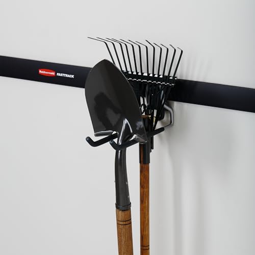 Rubbermaid Fast Track Wall Mounted Garage Storage Utility Multi Hook (2 Pack)