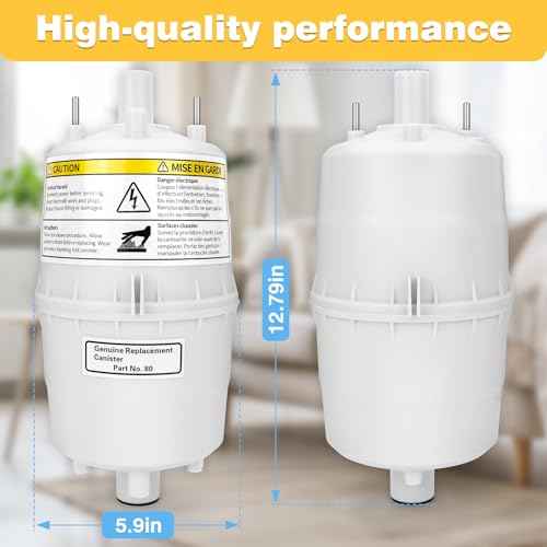 2PCS 80 Steam Canister Replacement for Steam Humidifier Canister Model 800 & 865 with Leak-Proof Seal O-Ring for Protect Your Family's Health (Pack of 2)