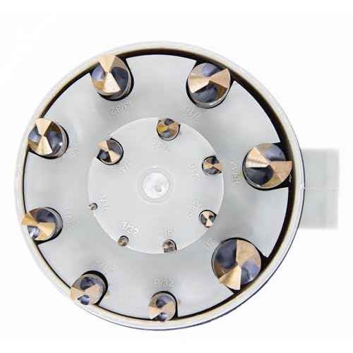 Drill America 15 Piece Heavy Dutyy High Speed Steel Drill Bit Set with Black and Gold Finish in Round Case (1/16" - 1/2" x 32nds), KFD Series