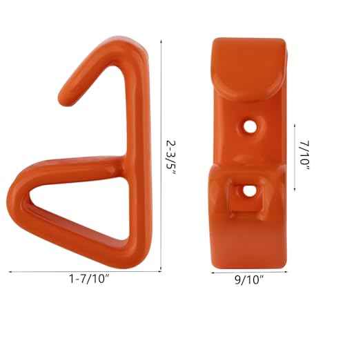 Wheel Display Hooks, Car Rim Wheel Display Hooks Solid Steel with Soft Plastic Coated Wheel Rim Hooks for Hanging Rims on The Wall