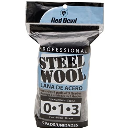 Red Devil 3332 Steel Wool Multi Grade (Pack of 6)
