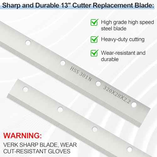 2100009 Laminate Floor Cutting Blade, 13" Flooring Cutter Replacement Blade Compatible with Norske Tools NMAP002 Flooring and Siding Cutter - Laminate Flooring Tools Cutter Replacement Blade