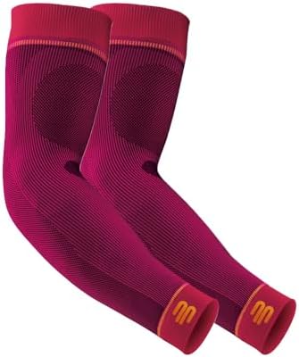 Bauerfeind Sports Compression Arm Sleeves - Gradient Compression Improves Oxygen/Blood Circulation - 1 Pair