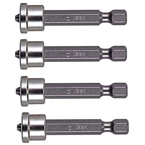 Drywall Screw Bit. VEGA Professional Grade ¨ù Inch Hex Shank Phillips #2 Drywall Screw Setter. Drywall Drill Bit Tools for Plasterboard. 150P2C-4 (Pack of 4)