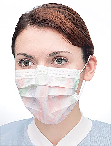 ValuMax 5630E-PGO Ultra-3-In-1 Sensitive Disposable Earloop Face Masks, Cellulose Inner Layer, High Filtration, PGO Multicolor, Box of 50
