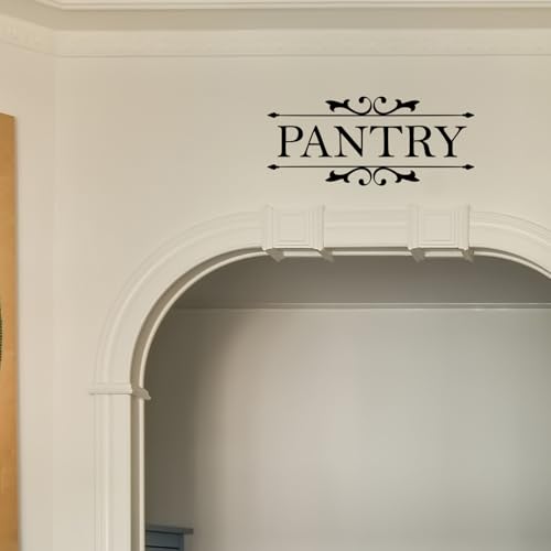 Pantry Vinyl Wall Decal Sticker Art Decal for Pantry Room Door Home Decoration