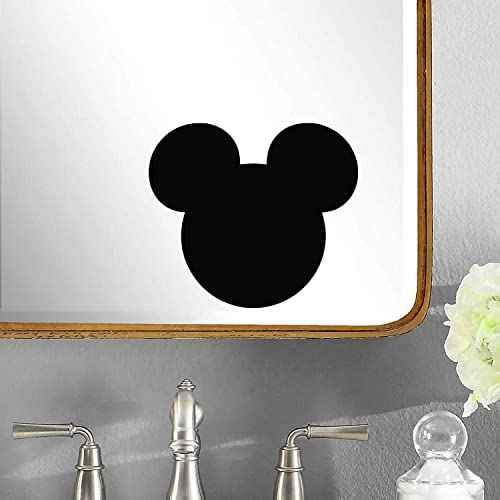 Mouse face Vinyl Stickers 7cm x 8cm for Tablets/laptops/Cars/chalkboards/Weddings Pack of 6