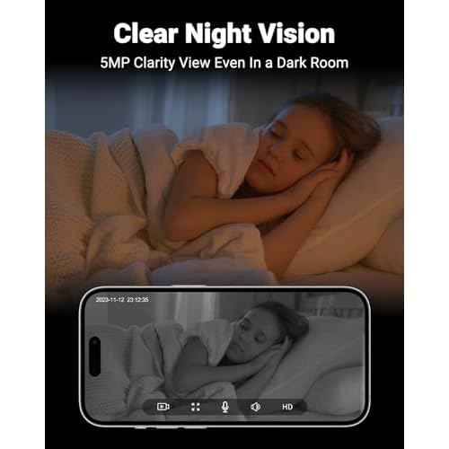 Indoor Security Camera 2K, Pet Camera with Phone App, WiFi Cameras for Home Security Camera for Dog/ Baby Monitor/Elder Pan Tilt, 5/2.4GHz, 24/7, 2-Way Talk, Human Detection, Motion Tracking, Cloud