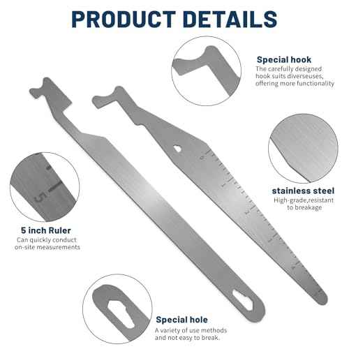 6Pcs Firefighting Tools, Multipurpose Leverage Tools, Spring Steel Multitools Pry Tool Set