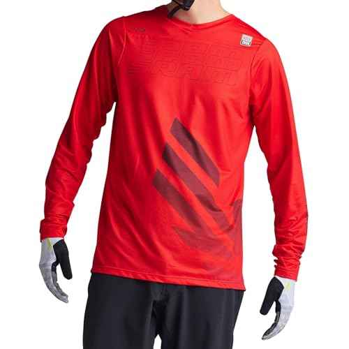 Troy Lee Designs - Skyline LS Jersey; SRAM Eagle ONE Fiery RED 2X