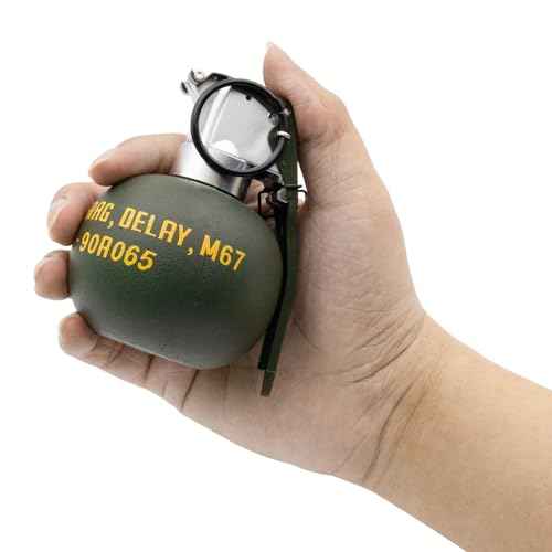 Zhongren Dummy Grenade Toy Model Plastic Grenades CS Airsoft Tactical Gear Accessories for Army Fans Cosplay Movie Props Outdoor
