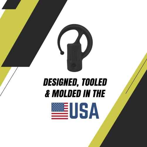 DAULT American-Made Heavy Duty Garage Storage Hooks for Ryobi Expand-It Attachments | Tool Organizer Hangers | Wall Mount Utility Hooks | Set of 3 | Made in U.S.A. (Patented)