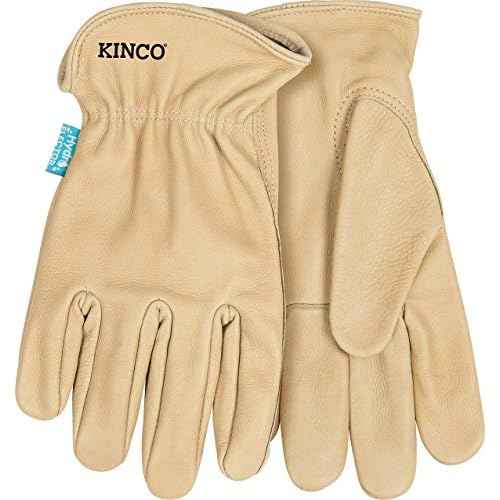 Kinco, 398P-L - Hydroflector Unlined Cowhide Leather Work Gloves, Large