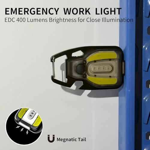Lighter Electric Lighter and LED Flashlight ? 2-in-1 | WARSUN 3-Pack Mini Clip-On Rechargeable EDC Flashlight, 400 Lumens, USB-C, Bottle Opener, Dog Light, Everyday Carry
