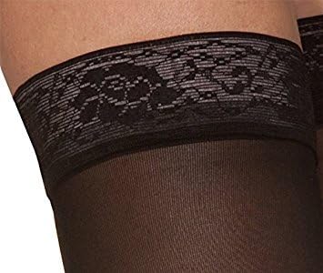 SIGVARIS Women’s Style Sheer 780 Closed Toe Thigh-Highs w/Grip Top 20-30mmHg