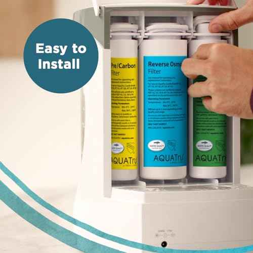 AquaTru VOC Replacement Filter with pH+ Mineral Boost for AquaTru Carafe