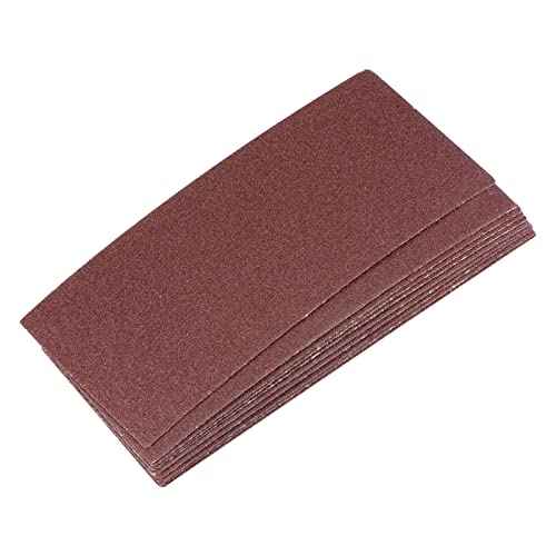 uxcell 10 Pcs 40 Grit Sandpapers 9" x 3.7" Aluminum Oxide Sanding Sheets Hand Sander Papers for Wood Furniture Finishing