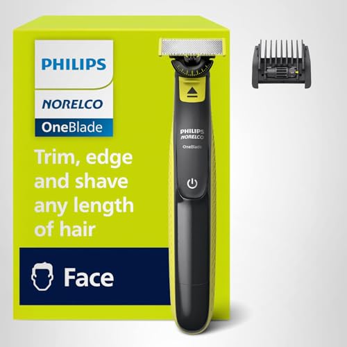 Philips Norelco OneBlade 360 Hybrid Electric Trimmer & Shaver with Replacement Blades, Frustration Free Packaging