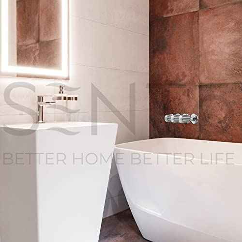 SENTO Bathtub and Shower 3 Handle Tub Trim Set For Gerber Faucets Bathtub Shower, Easy Installation, Heavy Duty Metal, Polished Chrome