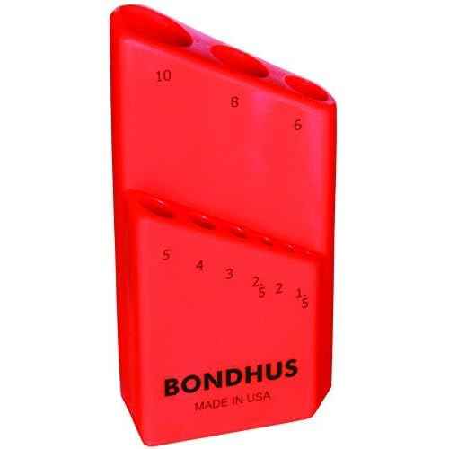 Bondhus 18099 Bondhex Color Coded Case Holds 9 Tools, 1/5mm-10mm by Bondhus