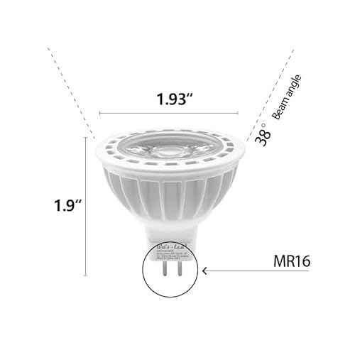 wei's-l.e.d 8W MR16 GU5.3 Led Bulbs, High Power, 800 Lumens, 38 Degree, Replace 85W Halogen Equivalent, 12V Low Voltage, Dimmable! 6 Pack. 2700K or 5000K, Warm White or Daylight (2700K Warm White)