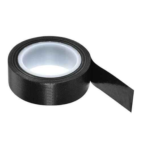 Jowxsx Black 13mmx10m PTFE Teflon Tape Nonstick Tape 500¢µ High-Temp Fiberglass Adhesive Tape High Temperature Tape