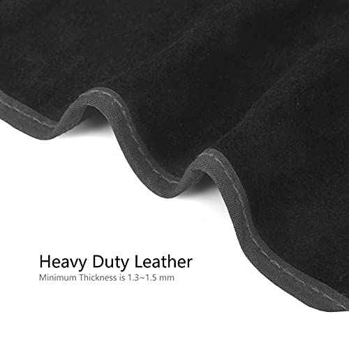 Leaseek Welding Hood, Flame-Retardant Protective Welding Cap with Neck Shoulder Drape, Welding Helmet Accessories,Head Protection for Men & Women, Black