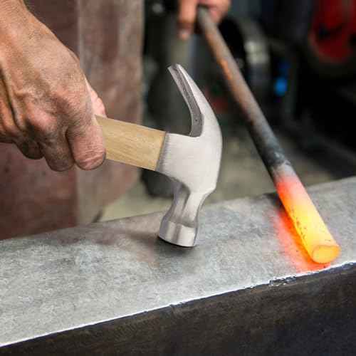 5 Packs 16 OZ Claw Hammer with Wood Handle, Perfect Gift for Your Husband, Dad, or Friends! Ideal for Woodworking, Repairing, and Nailing. by GENHAKON.
