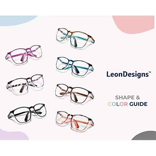 Safety Glasses Anti-Fog Goggles Z87.1 Blue Light Blocking Anti-Dust UV Protection Glasses For Men Women (Tortoise/Green+Black)