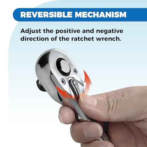 3-Piece Ratchet Set, Quick Release Reversible, 72-Tooth, 1/4", 3/8", 1/2" Drive Ratchet Wrench, 5 Degree Swing, Chrome Alloy Made, Full Polished