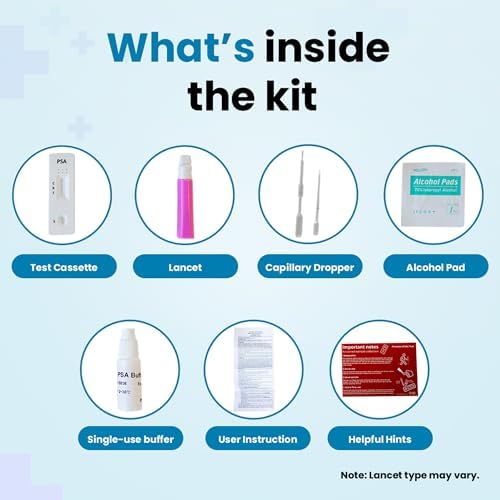 PSA Test Kit at Home | Pro State Test kit Simple and Reliable 10 Minutes PSA Home Blood Test kit for Men