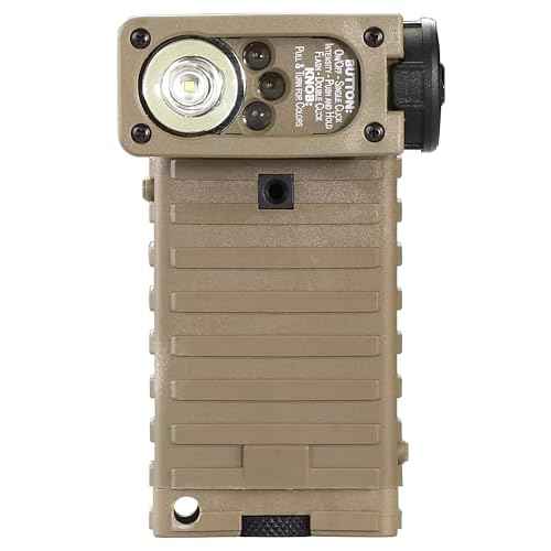 Streamlight 14008 Sidewinder 55-Lumens LED Aviation Waterproof Flashlight with (2) AA Alkaline Batteries in Box, Coyote