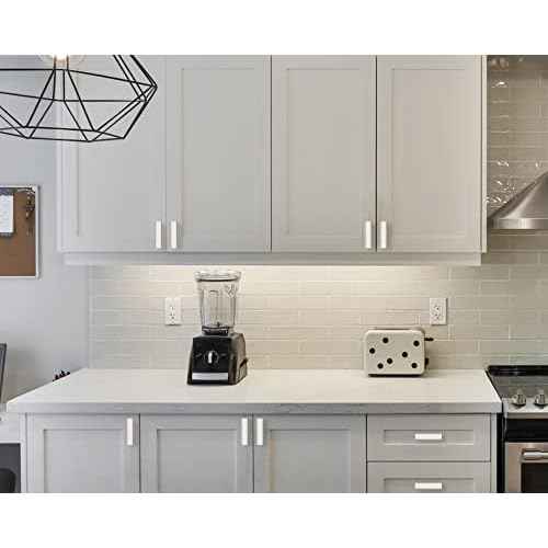 Asidrama 30 Pack Brushed Satin Nickel Kitchen Cabinet Knobs Drawer Cabinet Hardware Zinc Knobs for Dresser Drawers