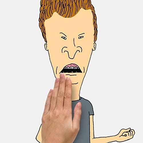 RoomMates RMK5267GM Beavis and Butt-Head Peel and Stick Giant Wall Decals