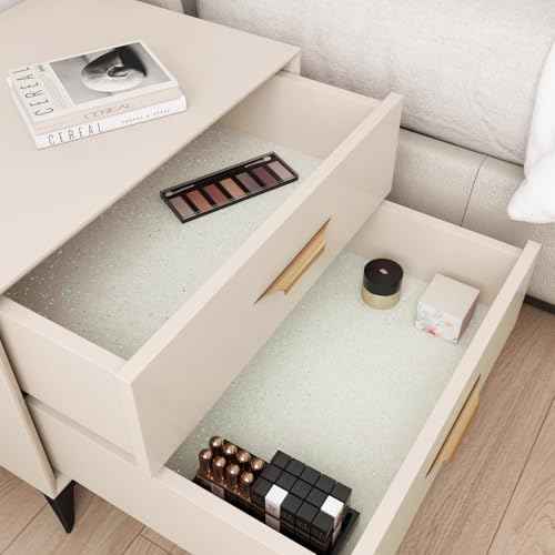 ReWallpaper Shiny Off-White Glitter Wallpaper Peel and Stick Iridescent White Wallpaper for Bedroom Removable Sparkle Wall Covering Decorative Contact Paper for Crafts DIY Dresser Jewelry 15.8inx10ft