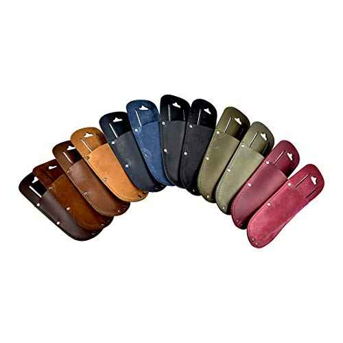 Hide & Drink, Thick Leather Holster for Pruning Shears w/Belt Loop Garden Scissors Sheath, Folding Saw, Construction & Utility Tools Pouch, Handmade Includes 101 Year Warranty