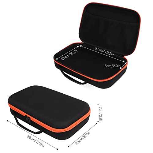 Tool Bag, Oxford Fabric Power Tool Pouch Hard Storage Case Carrying Box Organizer for Electric Grinder Drill (Long 62x2cm / 24.4x0.8in)