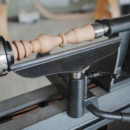 Integrated 12" Tool Rest with 1"(25.4mm) Post with Length 80mm for WoodTurning Lathes.