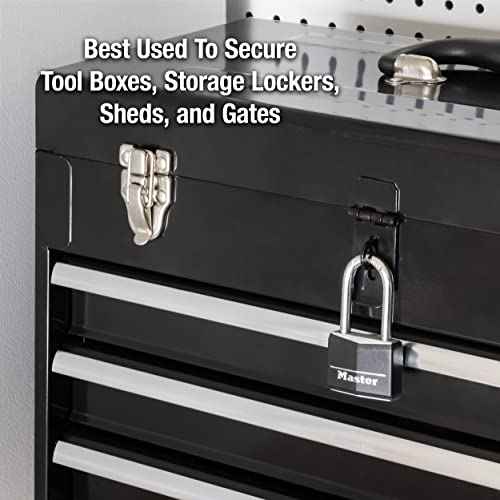 Master Lock Covered Aluminum Padlock with Key, 141QLF, 4 Pack Keyed Alike