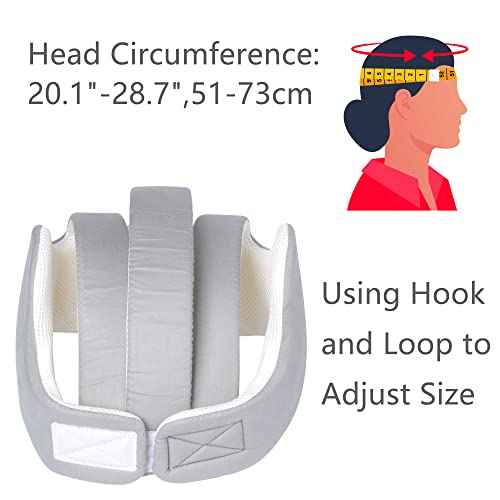 Thick Protection Helmet for Elderly Youth Adults,Head Protection for Elderly Falls,Soft Helmet for Epilepsy Seizures Prevent Head Injuries,Safety Bump Cap,for Home Gardening