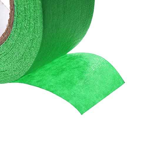 uxcell 6Pcs 25mm 1 inch Wide 20m 21 Yards Masking Tape Painters Tape Rolls Dark Green