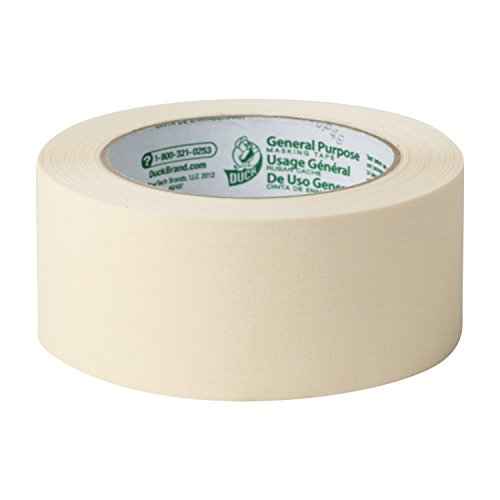 Duck Brand General Purpose Masking Tape - Beige, 1.88 in. x 60 yd., 2-Pack (241578)