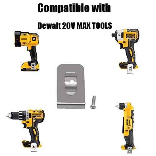 Replacement Belt Hook Clip for Dewalt N268241 Fit for 20V Power Tools DCD980 DCD985 2Packs