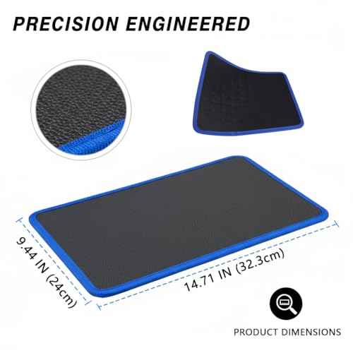 Magnetic Tool Mat, Magnetic Mat with PVC Layer, 14.71" x 9.44" Heavy Duty Magnetic Tool Holder, Non-Slip Parts Organizer for Garage Workshop Auto Repair