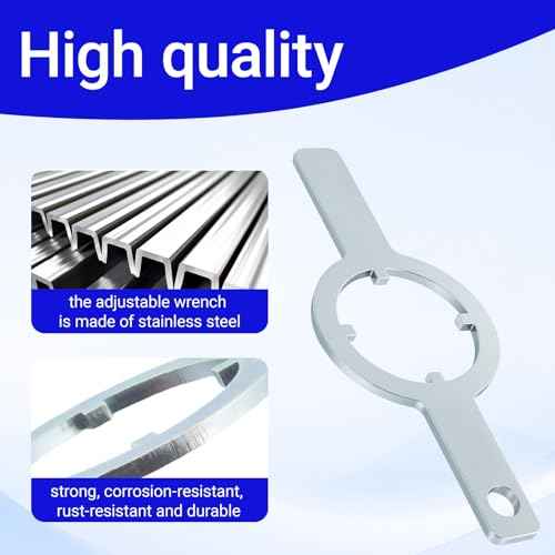 Ziyuan 21366 Spanner Wrench for Kenmore/Whirlpool Washer HD Tub Nut - TB123A Compatible Washer Adjustable Wrench for Washer Repair and Replacement, Interchangeable Drive Hub Kits (1 Pack)