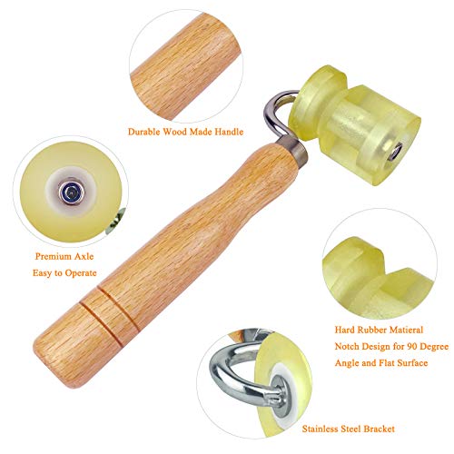 CARTINTS Rubber Seam Roller, Wallpaper Roller for Auto Car Audio Sound Deadening Application, Sound Heat Insulation Mat Wallpaper Application, Perfect for Processing Edges