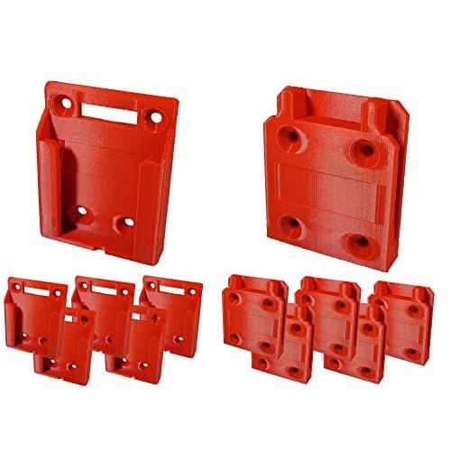 for Bauer 20V Cordless - Tool & Battery Mounts Hangers Holders Brackets - 12 Pack - 6 Tool + 6 Battery Mounts