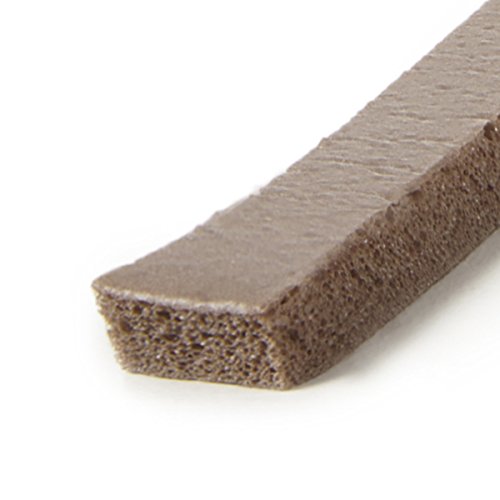 Frost King Vinyl Foam Tape - Closed Cell - Moderate Compression, 3/8" W, 3/16" Thick, 17' L, Brown